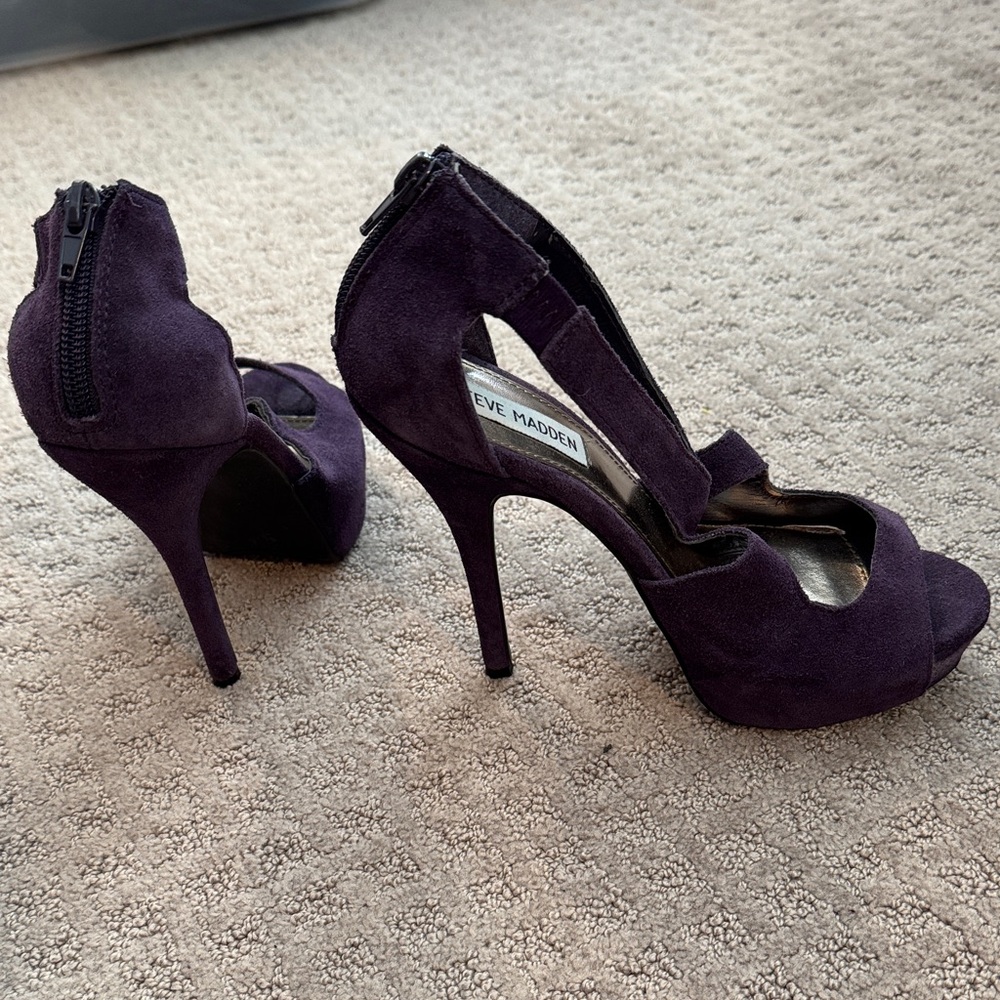 Steve Madden Dark Purple Women's Heels